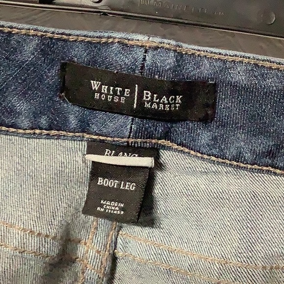 White House Black Market - Sz 12 - bootleg - professional hemmed to 27 length - Picture 11 of 11